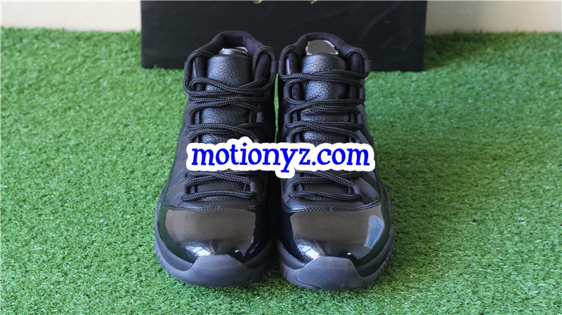 Authentic Air Jordan 11 Retro 72-10 Black Custom